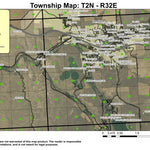 Pendleton T2N R32E Township Map Preview 1