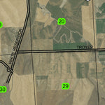 Dry Creek T6N R34E Township Map Preview 3
