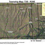 Gurdane T3S R30E Township Map Preview 1