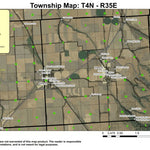 Weston T4N R35E Township Map Preview 1