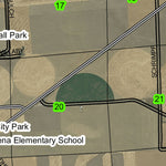 Weston T4N R35E Township Map Preview 2