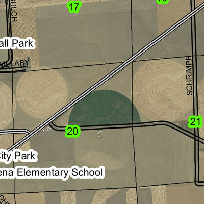 Weston T4N R35E Township Map Preview 2