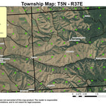 Government Mountain T5N R37E Township Map Preview 1