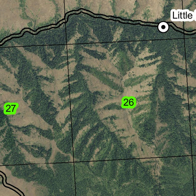 Government Mountain T5N R37E Township Map Preview 3