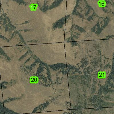 Weston Mountain T4N R36E Township Map Preview 2