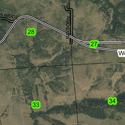 Weston Mountain T4N R36E Township Map Preview 3
