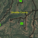 Owens Butte T4S R32E Township Map Preview 2