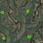 Owens Butte T4S R32E Township Map Preview 3