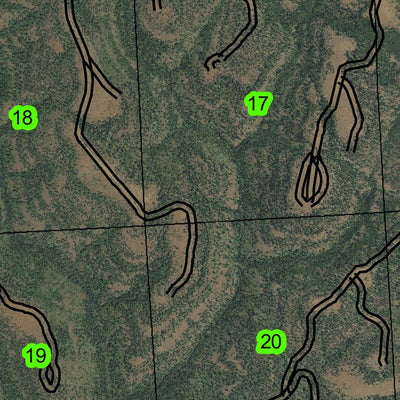 Owens Butte T4S R32E Township Map Preview 3