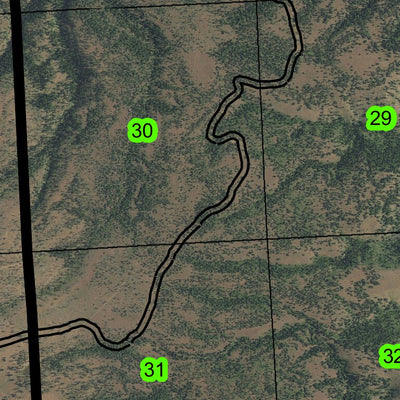 Ukiah T5S R31E Township Map Preview 3