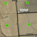 Waterman T5N R34E Township Map Preview 2