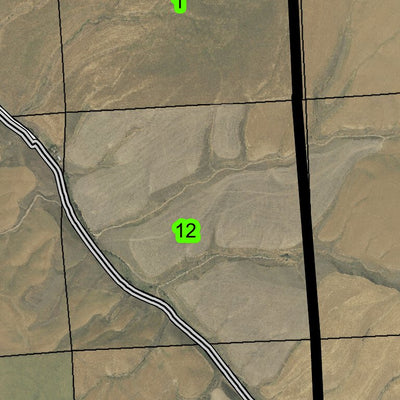 Myrick Grange Hall T4N R32E Township Map Preview 3
