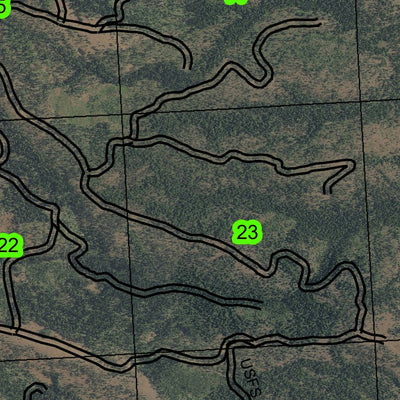 Divide Well T5S R30E Township Map Preview 2