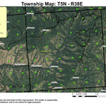 Big Meadows T5N R38E Township Map Preview 1