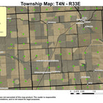Helix T4N R33E Township Map Preview 1