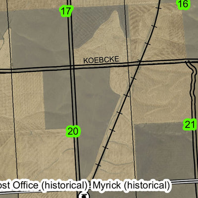 Helix T4N R33E Township Map Preview 2