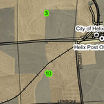 Helix T4N R33E Township Map Preview 3