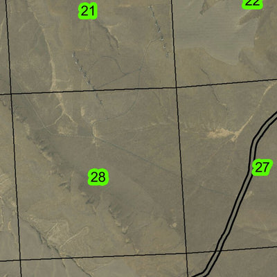 Raymond Gulch T6N R33E Township Map Preview 2