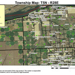Umatilla T5N R28E Township Map Preview 1