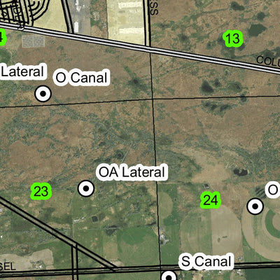 Umatilla T5N R28E Township Map Preview 3