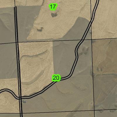 Vansycle T5N R33E Township Map Preview 2