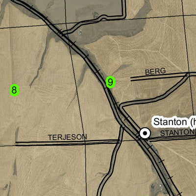 Vansycle T5N R33E Township Map Preview 3