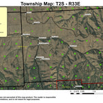 Tamarack Gulch T2S R33E Township Map Preview 1