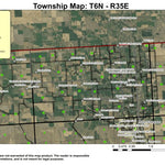 Milton-Freewater T6N R35E Township Map Preview 1