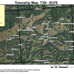 Grouse Mountain T3N R37E Township Map Preview 1