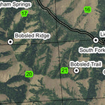 Grouse Mountain T3N R37E Township Map Preview 2