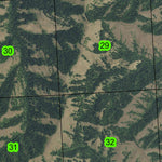 Grouse Mountain T3N R37E Township Map Preview 3