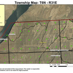 Juniper Canyon T6N R31E Township Map Preview 1