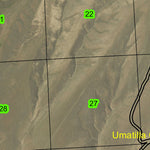 Juniper Canyon T6N R31E Township Map Preview 2