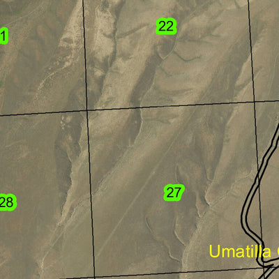 Juniper Canyon T6N R31E Township Map Preview 2