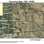 Spofford T6N R36E Township Map Preview 1