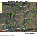 Day Canyon T6S R31E Township Map Preview 1