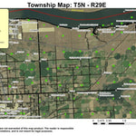 Hat Rock T5N R29E Township Map Preview 1