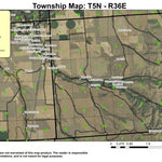 Bowlus Hill T5N R36E Township Map Preview 1