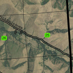 Bowlus Hill T5N R36E Township Map Preview 3