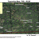 Pearson Ridge T6S R33E Township Map Preview 1