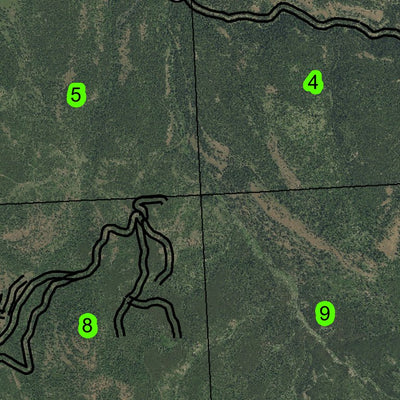 Pearson Ridge T6S R33E Township Map Preview 3