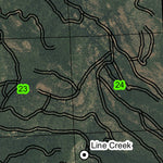 Lehman Hot Springs T5S R33E Township Map Preview 2