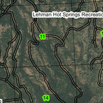 Lehman Hot Springs T5S R33E Township Map Preview 3