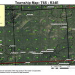 Tower Mountain T6S R34E Township Map Preview 1