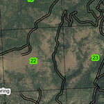 Gold Dredge Rec Site T6S R32E Township Map Preview 3