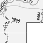 Motor Vehicle Use Map, MVUM, Kisatchie District, Kisatchie National Forest 1 Preview 3