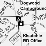 Motor Vehicle Use Map, MVUM, Kisatchie District, Kisatchie National Forest 8 Preview 2