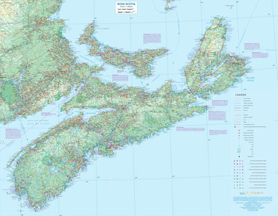 Nova Scotia 1:800,000 - ITMB Preview 1