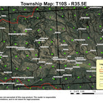 Tipton T10S R35.5E Township Map Preview 1