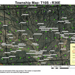 Whitney Valley T10S R36E Township Map Preview 1